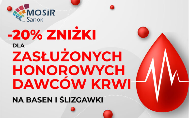 Zniżka dla Zasłużonych Honorowych Dawców Krwi