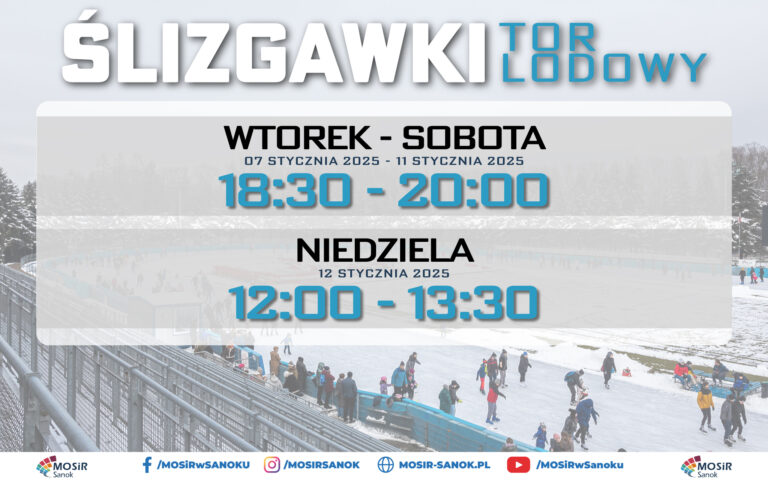 Ślizgawki na torze lodowym | 01.01-12.01