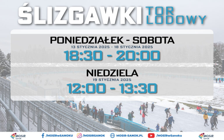 Ślizgawki na torze lodowym | 13.01-19.01