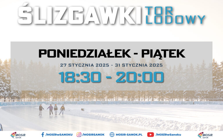 Ślizgawki na torze lodowym | 27-31.01