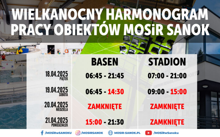 Świąteczny harmonogram – Wielkanoc 2025