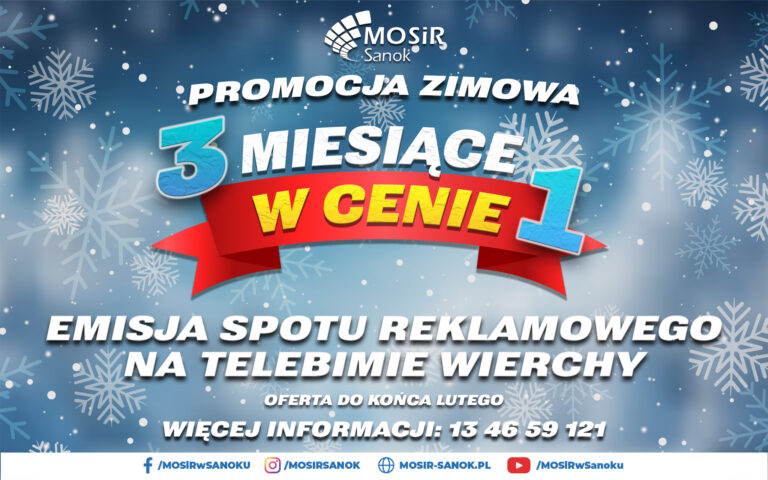 Zimowa promocja – 3 za 1