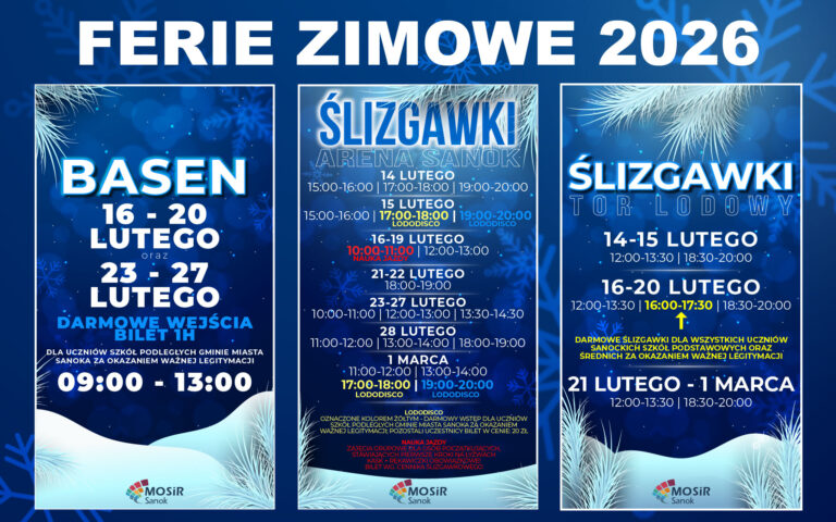 Ferie zimowe | MOSiR 2026