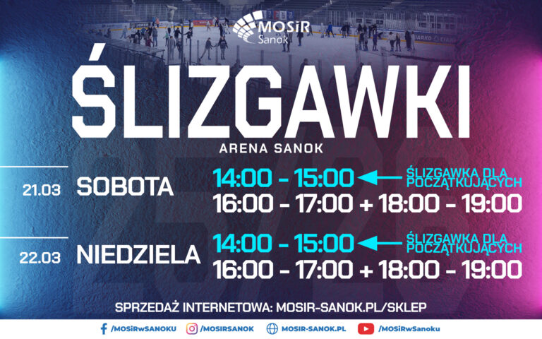Ślizgawki w hali Arena Sanok | 21-22.03