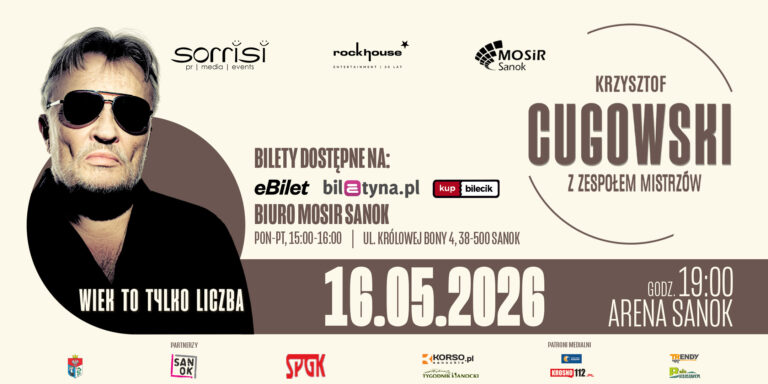 Krzysztof Cugowski – koncert ARENA SANOK