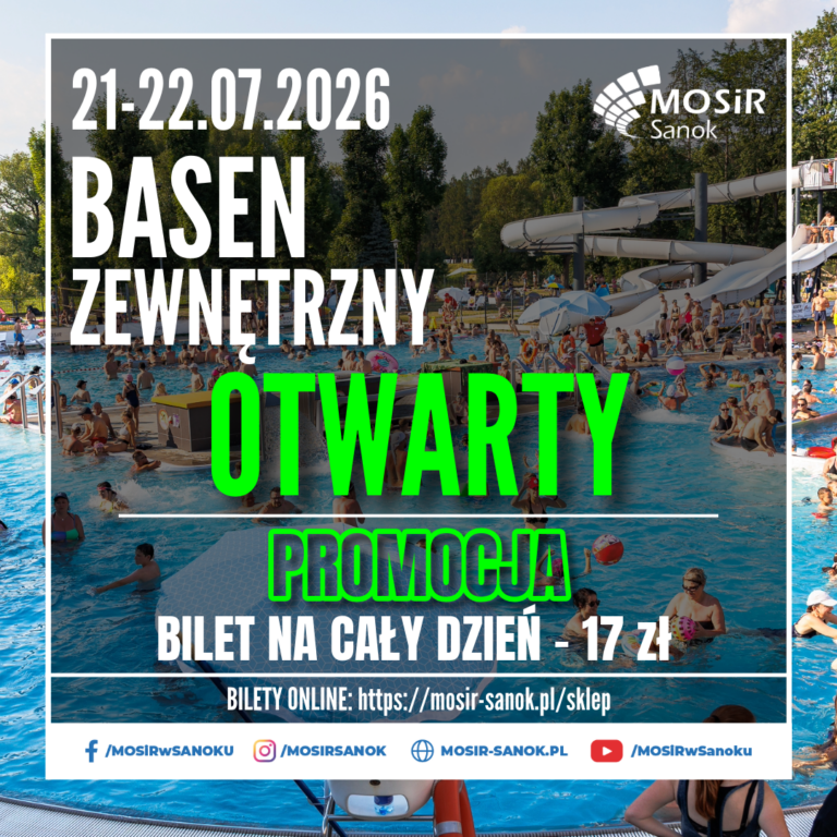 Otwieramy basen zewnętrzny – PROMOCJA